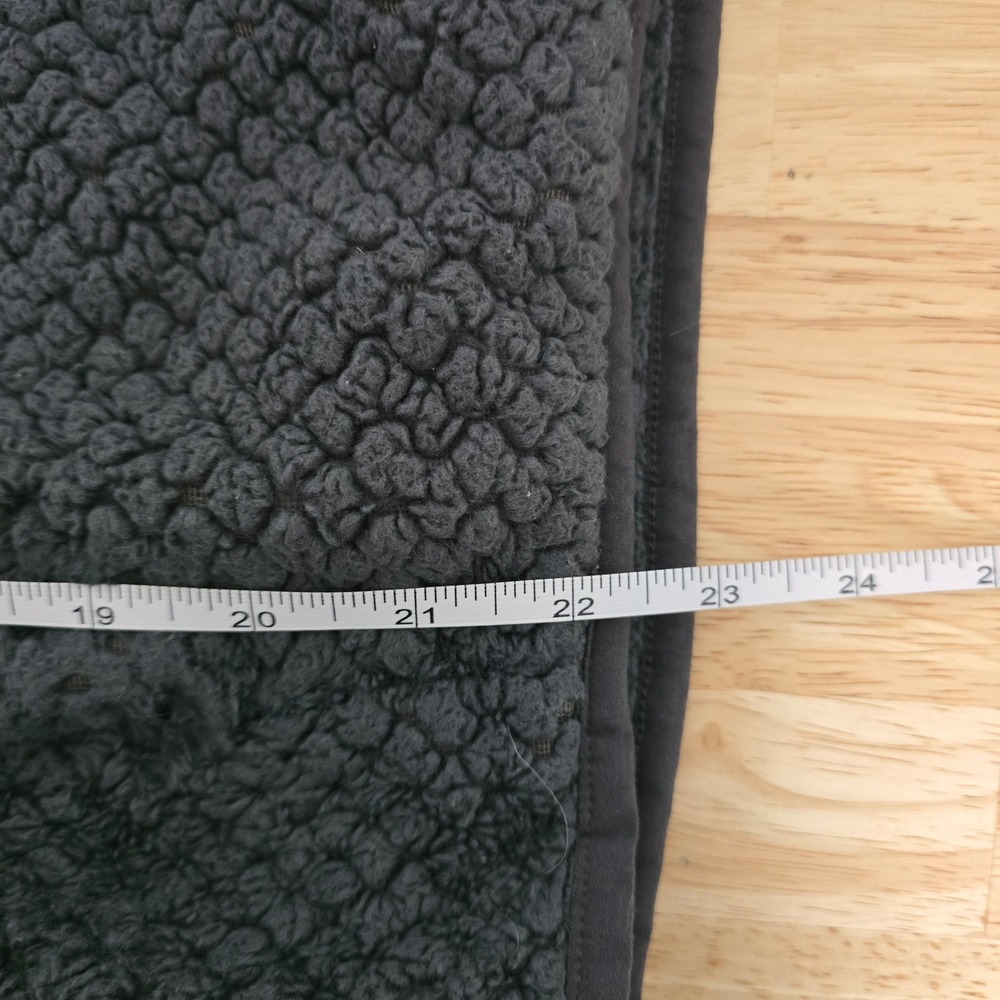 Columbia Fireside Gray Textured Sherpa Fleece Full Zip Jacket Women's Size Small - Picture 6 of 9